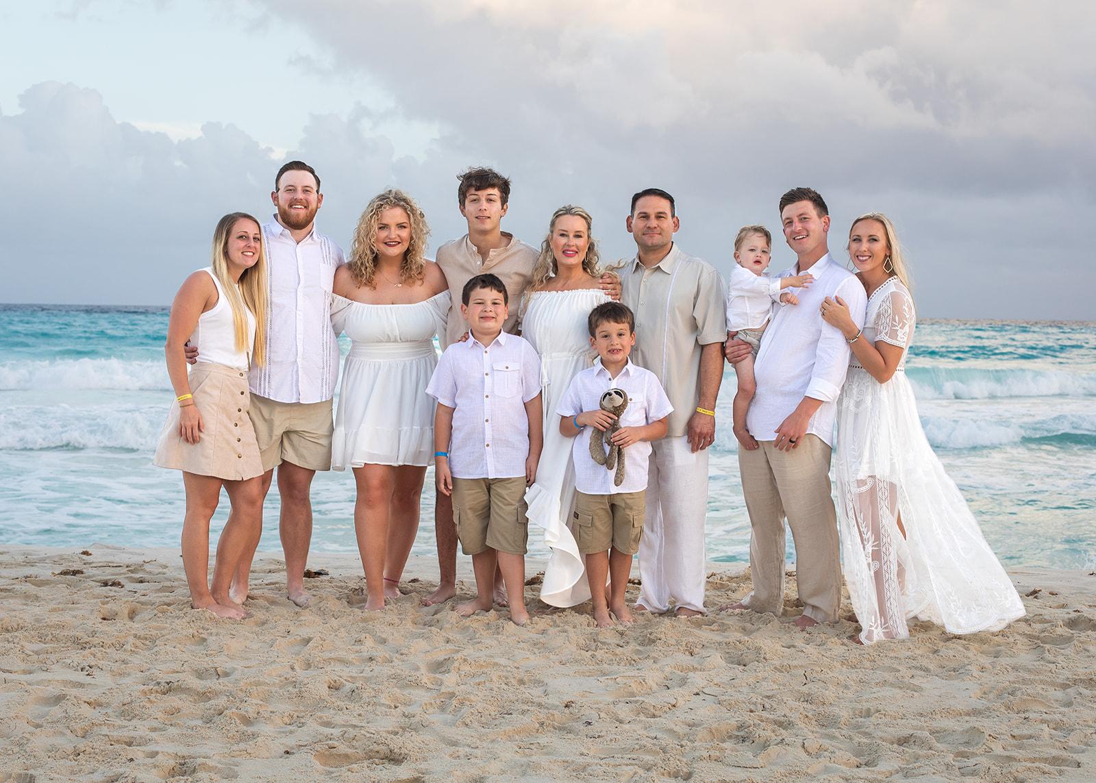 Family Portrait - Cancun Mexico